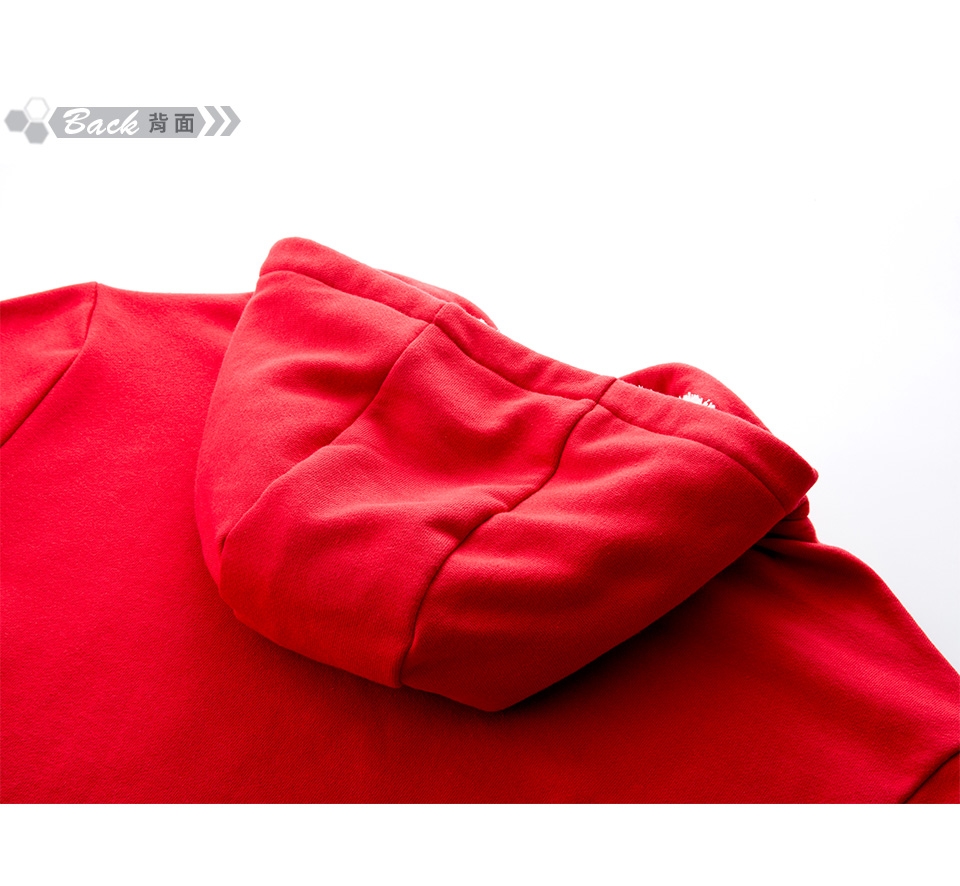 FILA 長袖連帽T恤-紅色 1TET-5467-RD