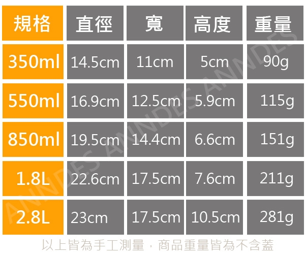 頂尖廚師 304不鏽鋼方形食物保鮮盒1.8L兩入組