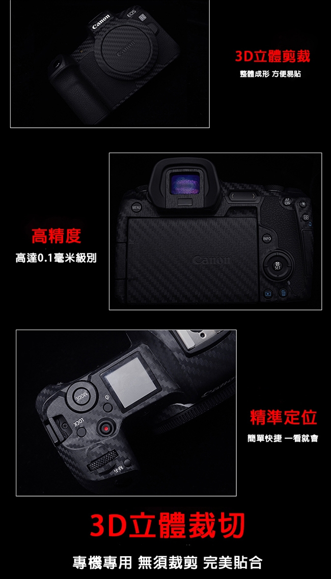 Canon EOS R / EOS RP 機身貼膜貼紙