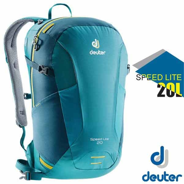 DeuterSpeed Lite 20L 輕量級透氣健行登山背包_綠/深綠