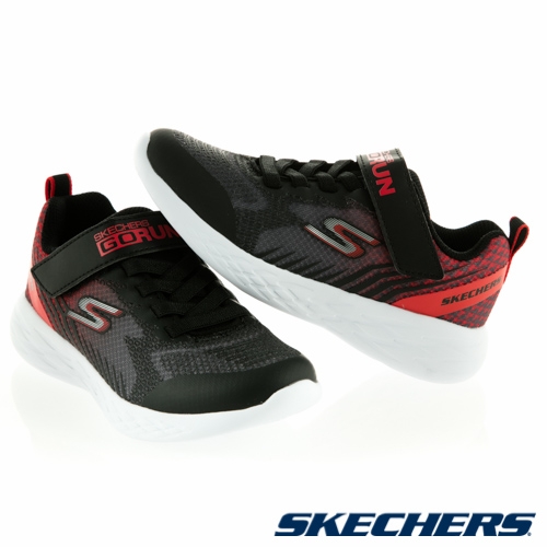 SKECHERS 男童系列 GORUN 600 - 97858LBKRD