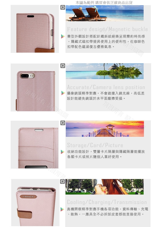 Xmart for 小米 Note 10 度假浪漫風支架皮套