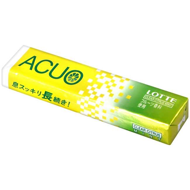 Lotte ACUO柑橘薄荷風味口香糖(20g)