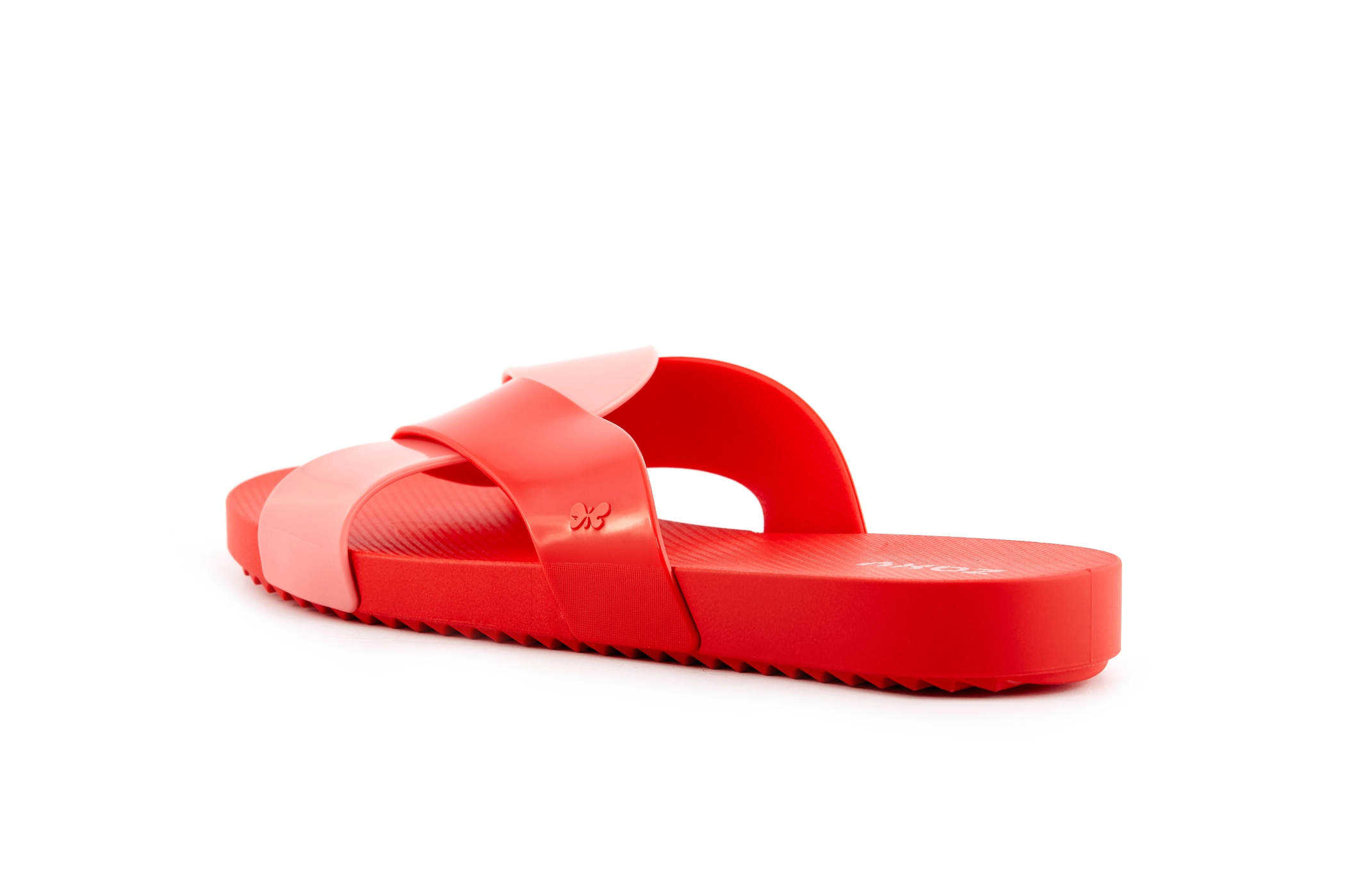 ZAXY Snap系列 雙色拖鞋-紅