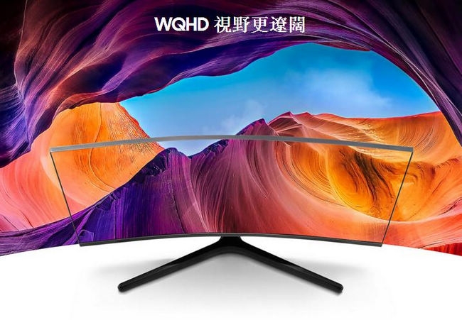 SAMSUNG C27JG50QQE27 型2K曲面電競電腦螢幕