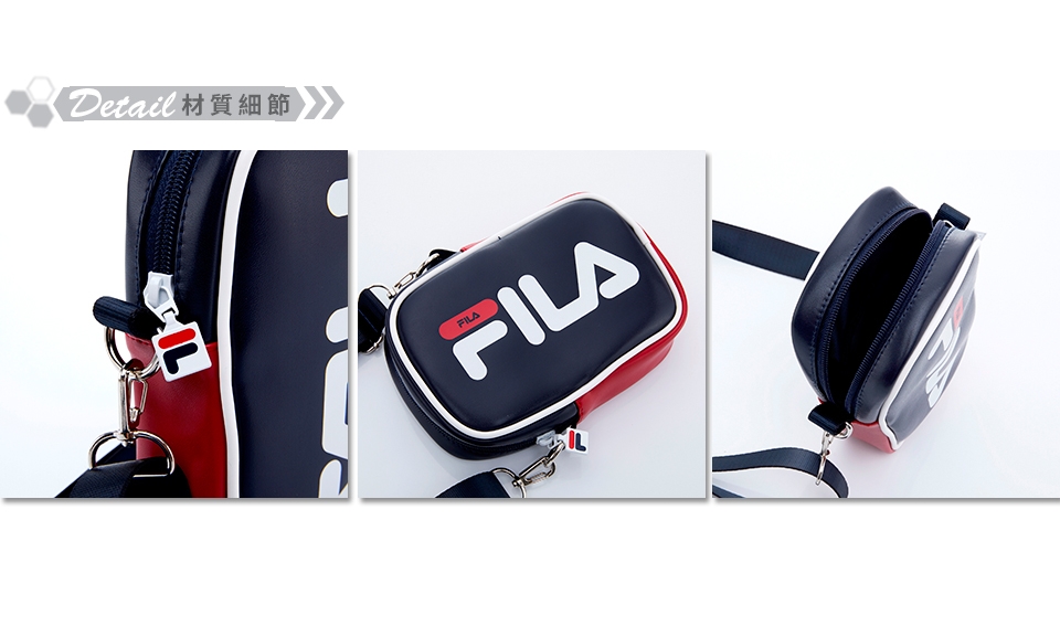 FILA 小斜背包-丈青 BST-5411-NV