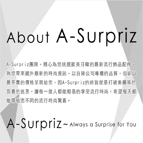 A-Surpriz 金屬拼接斜三角彈性腰帶(黑)