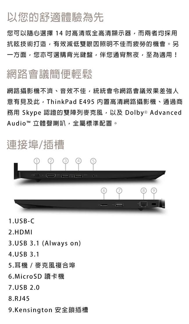 ThinkPad E495 14吋筆電 Ryzen 5 3500U/12G/256G+1T