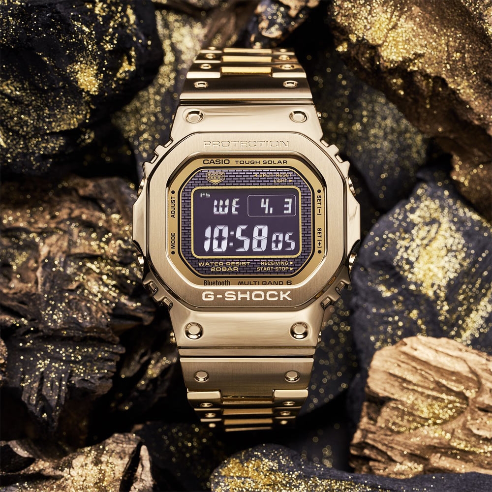 CASIO 卡西歐G-SHOCK 35周年太陽能電波手錶新春送禮GMW-B5000GD-9 | G 