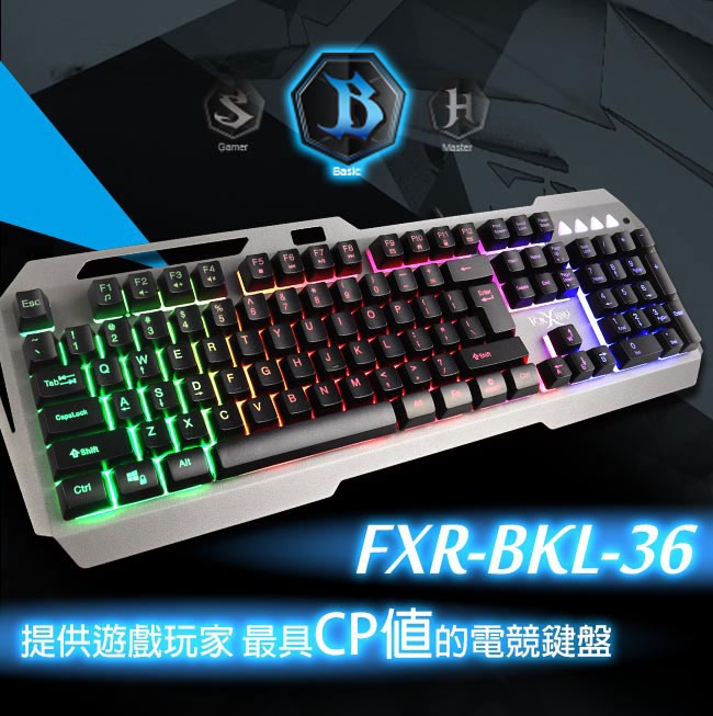 FOXXRAY 強襲戰狐電競鍵盤(FXR-BKL-36)
