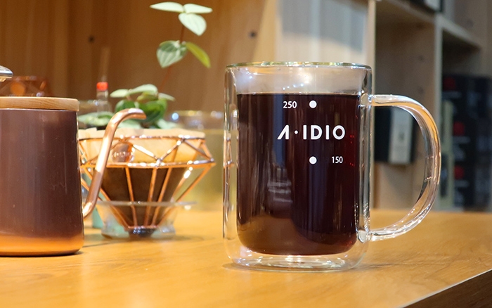 A-IDIO 鑽石咖啡濾杯+雙層玻璃杯禮盒組