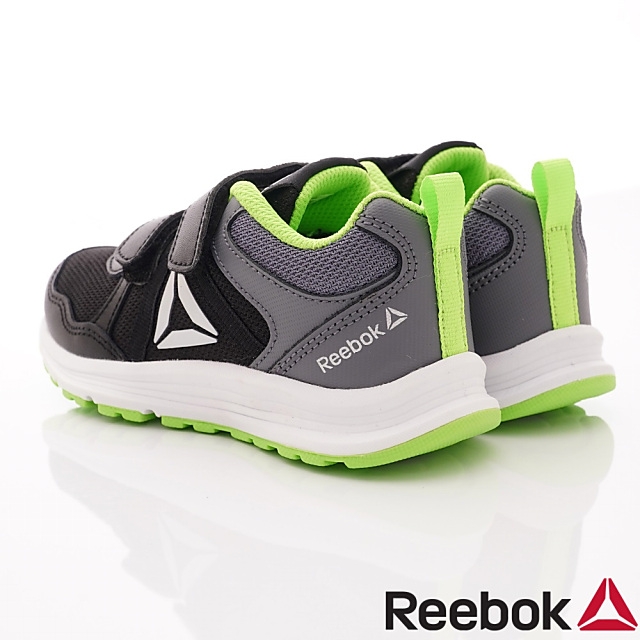 Reebok頂級童鞋 雙絆帶輕量運動鞋款 EI714黑灰(中小童段)