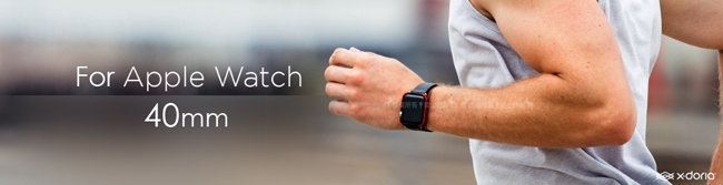 刀鋒Edge Apple Watch Series 4(40mm)鋁合金雙料保護殼 野性紅