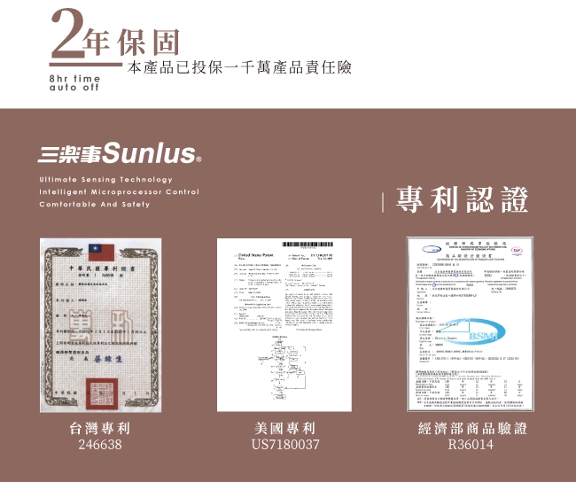 Sunlus 典雅斗篷披肩電熱毯-SP2703BR