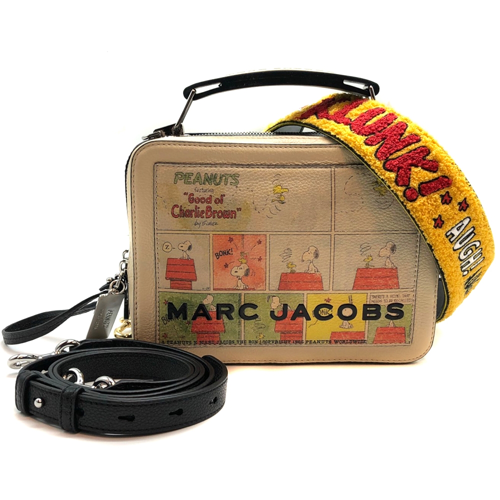 MARC JACOBS the box 23 SNOOPY聯名款 兩用包附限量背帶