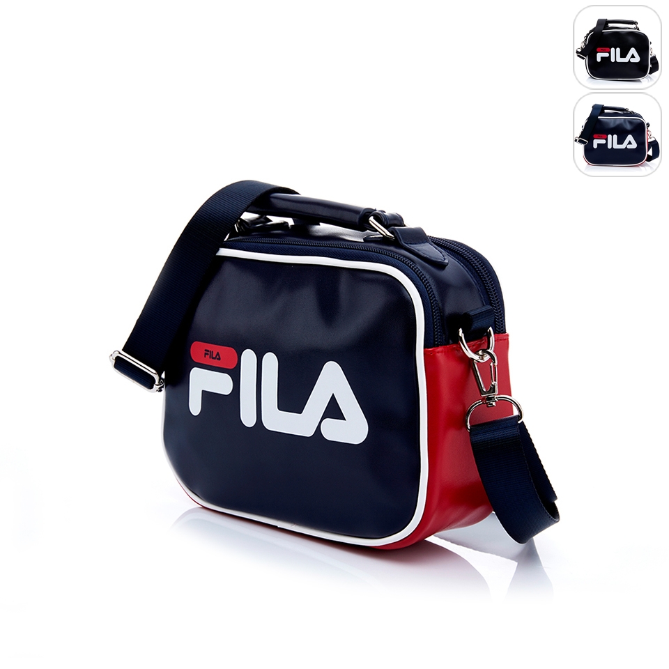 FILA LOGO中斜背包-丈青 BMT-5412-NV