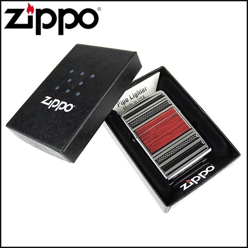 ZIPPO 美系~Steel And Wood-Pipe Lighter-煙斗用打火機