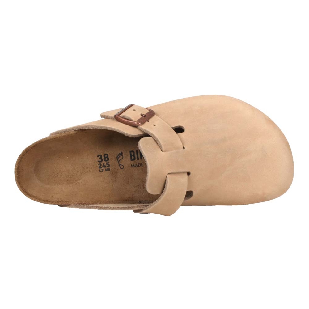 BIRKENSTOCK BOSTON BS 男女足跡舒適包頭拖鞋-海邊沙灘勃肯960811 淺