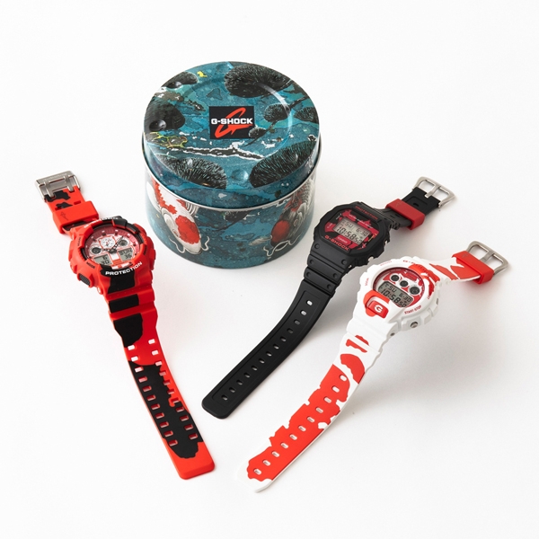 CASIO卡西歐G-SHOCK 錦鯉御三家紅白日本生產製造DW-6900JK-4_50mm | G