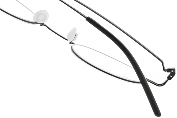 VYCOZ眼鏡 DURRA系列 薄鋼經典圓框款 /黑 #DR9004 BLK