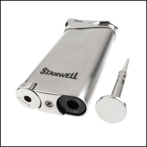 STANWELL-日本進口-電子式煙斗專用打火機-拉絲打磨款