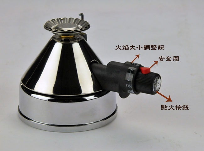 [Tiamo]TCA-3 虹吸壺3人份-金色立架+Micro Burner 咖啡登山爐