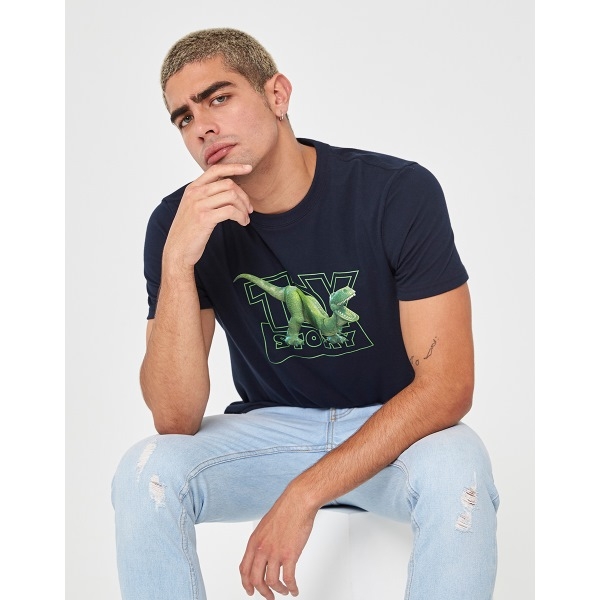 CACO-MIT擬真版抱抱龍短T-男【SDI097】