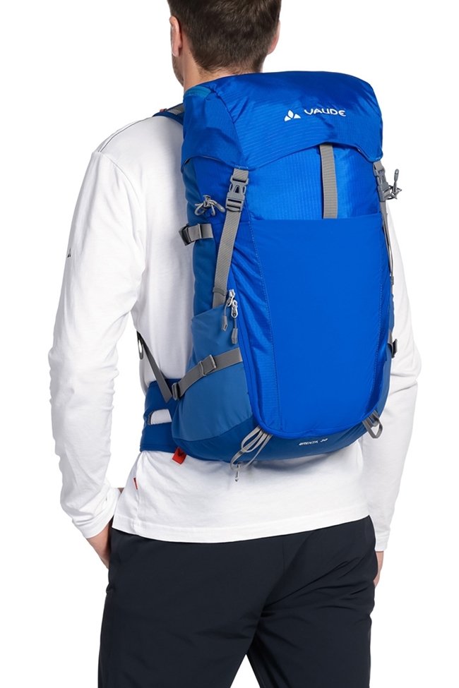 【VAUDE德國 】Brenta 30L 耐磨網架透氣登山背包VA-12161藍