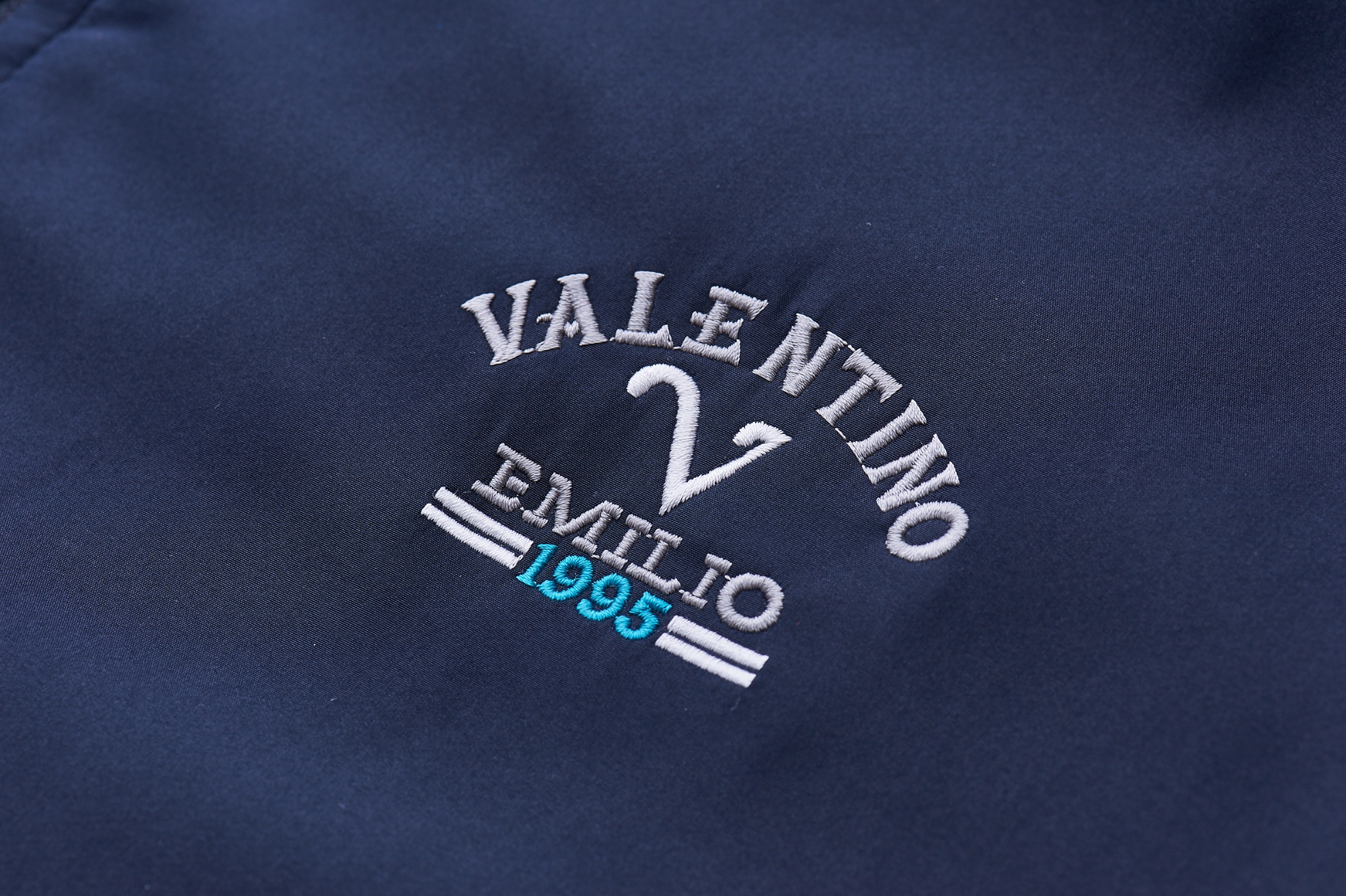 Emilio Valentino 范倫鐵諾立領防風外套_藍(22-7K9256)