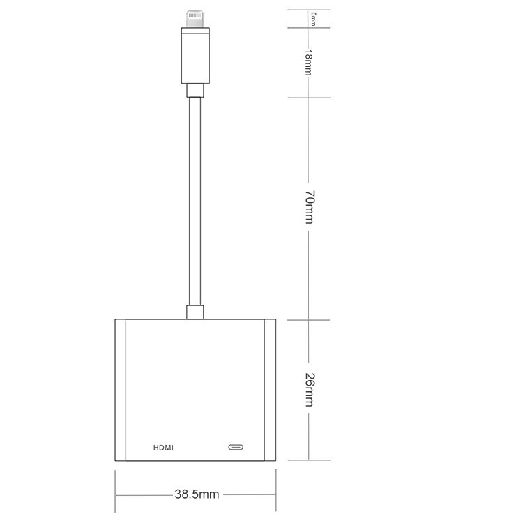 iPhone Lightning 轉HDMI 數位影音轉接線 蘋果APPLE轉接器轉接頭