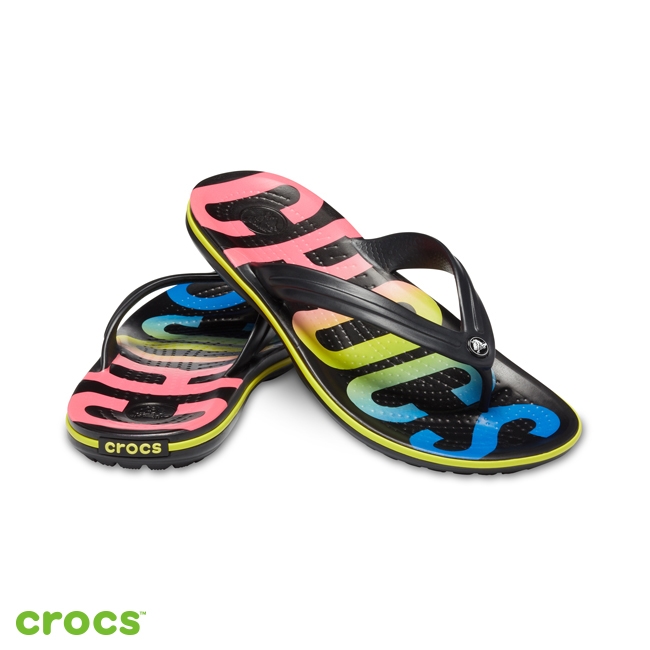 Crocs 卡駱馳 (中性鞋) 卡駱班印花人字拖 205943-0C4