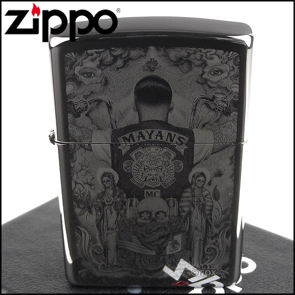 ZIPPO 美系~Mayans M.C.-瑪雅摩托幫圖案-照片成像加工打火機