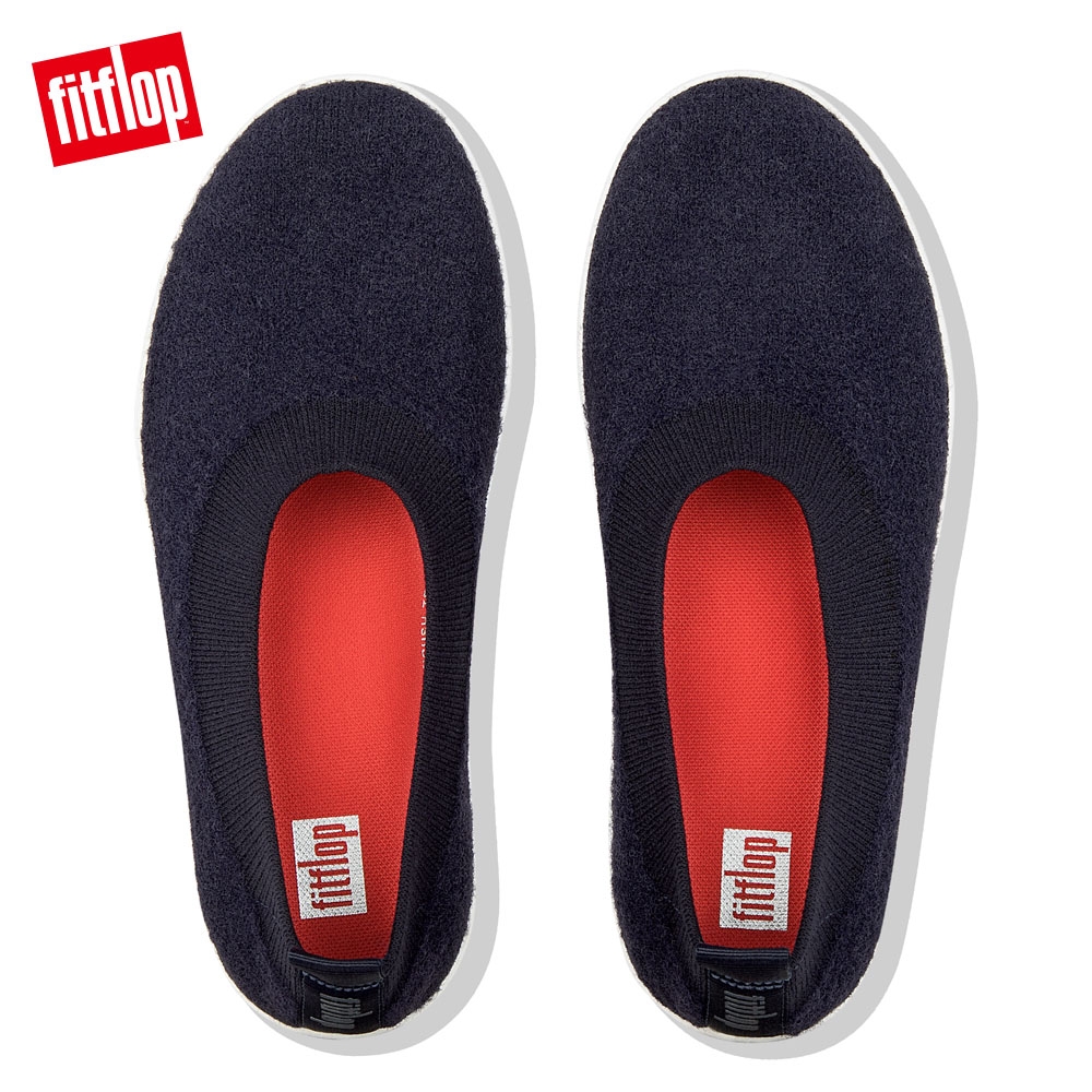 FitFlop COMFFKNIT BALLERINAS 娃娃鞋 極光藍