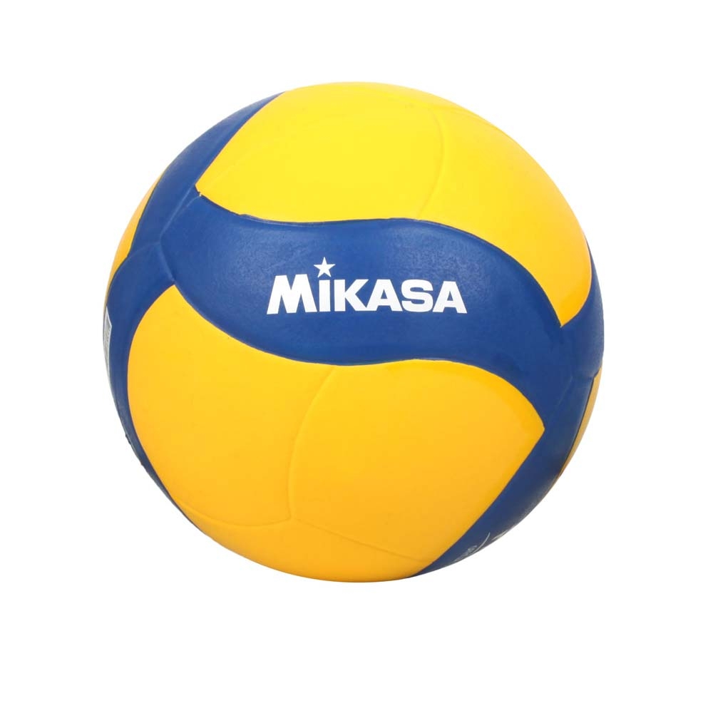 MIKASA 螺旋形軟橡膠排球#5-5號球練習FIVB指定球MKV020WS 黃藍| 排球