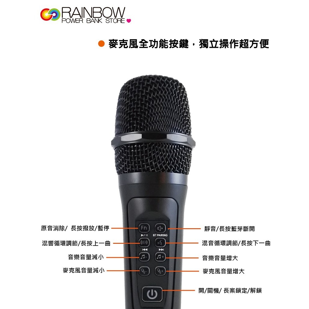 【Rainbow】多功能劇院組 F666 MIC 一組二隻無線藍牙車用麥克風-迷你劇院組