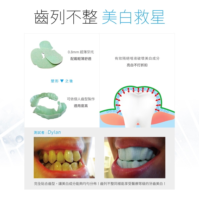 Protis普麗斯 3D牙托式深層牙齒美白長效組 5-7天