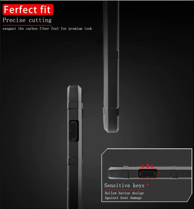 PKG Nokia 8.1 保護殼套-抗震防摔-高規防護盾-黑