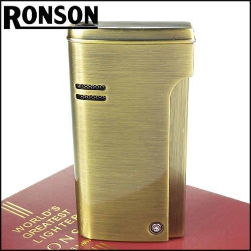 RONSON-RONJET系列-瓦斯噴射打火機-黃銅款