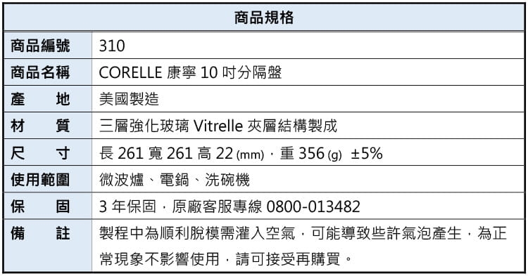 【美國康寧 CORELLE】史努比10吋分隔盤 SNOOPY復刻系列