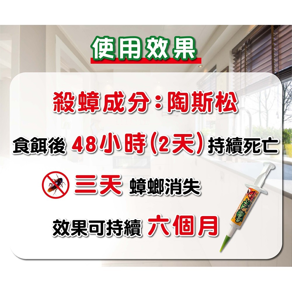 蟑化A 超強殺蟑螂(10g*10入/組)除蟲 滅蟑凝膠劑 蟑螂藥