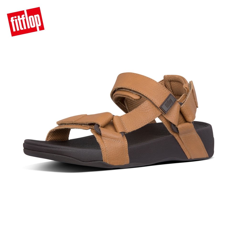 FitFlop RYKER BACK-STAP SANDALS魔鬼氈後帶涼鞋 淺褐