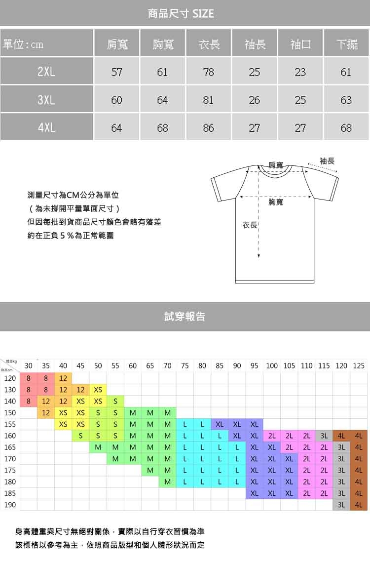 男人幫大尺碼 T8047 台灣製造七分袖LA英文字母加大尺碼純棉圖案T恤