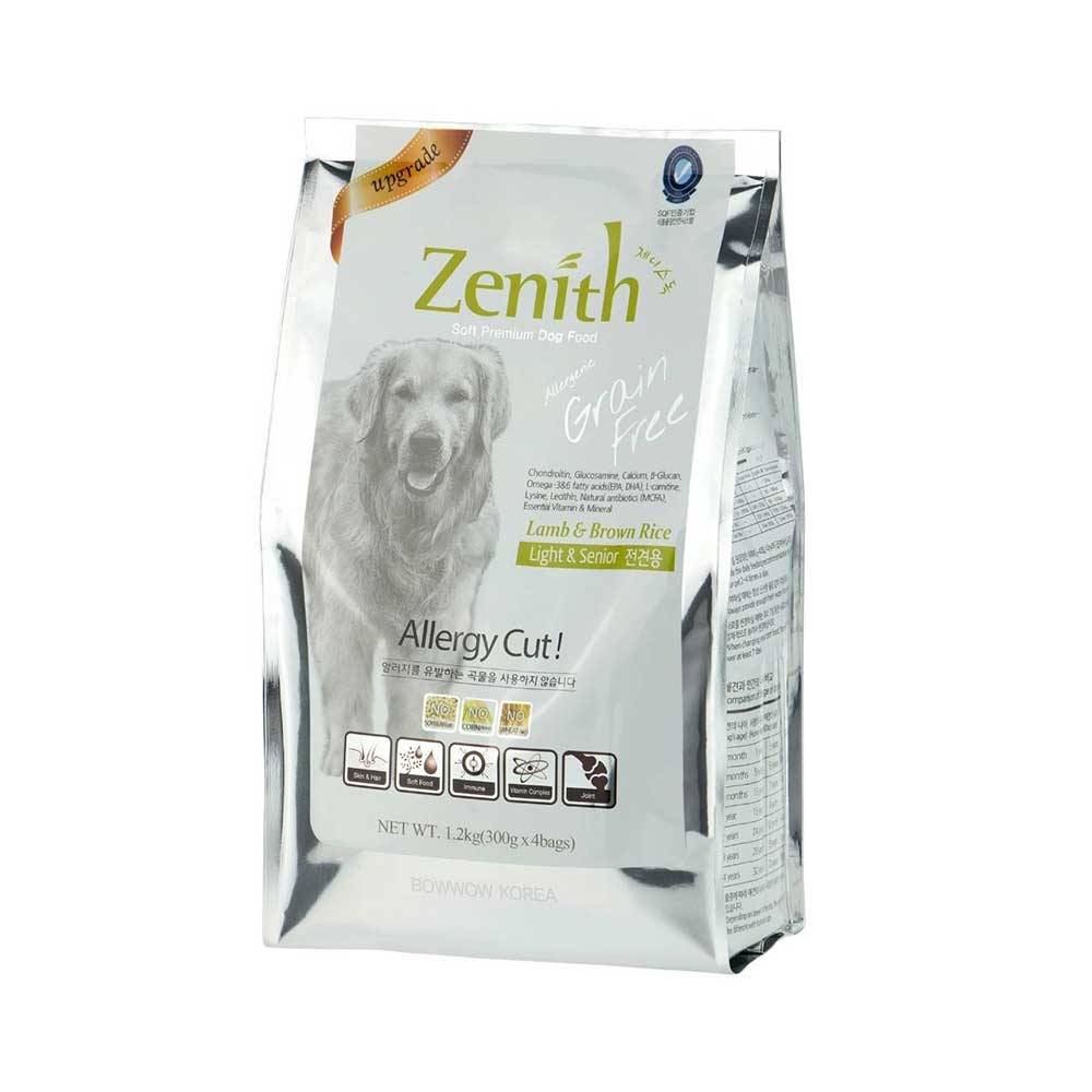 Zenith先利時 低敏高齡體控犬軟飼料1.2kg