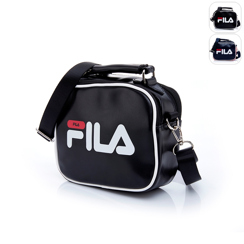 FILA LOGO中斜背包-黑 BMT-5412-BK