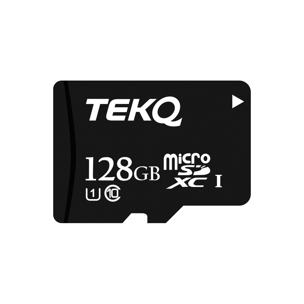 TEKQ 128G記憶卡 microSDXC C10 U1高速記憶卡 附轉卡