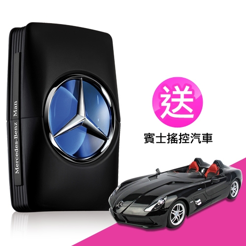 Mercedes Benz賓士 王者之星男性淡香水100ml-送賓士搖控汽車