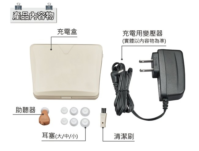 耳寶 助聽器(未滅菌)Mimitakara 充電式耳內型助聽器 6SA2