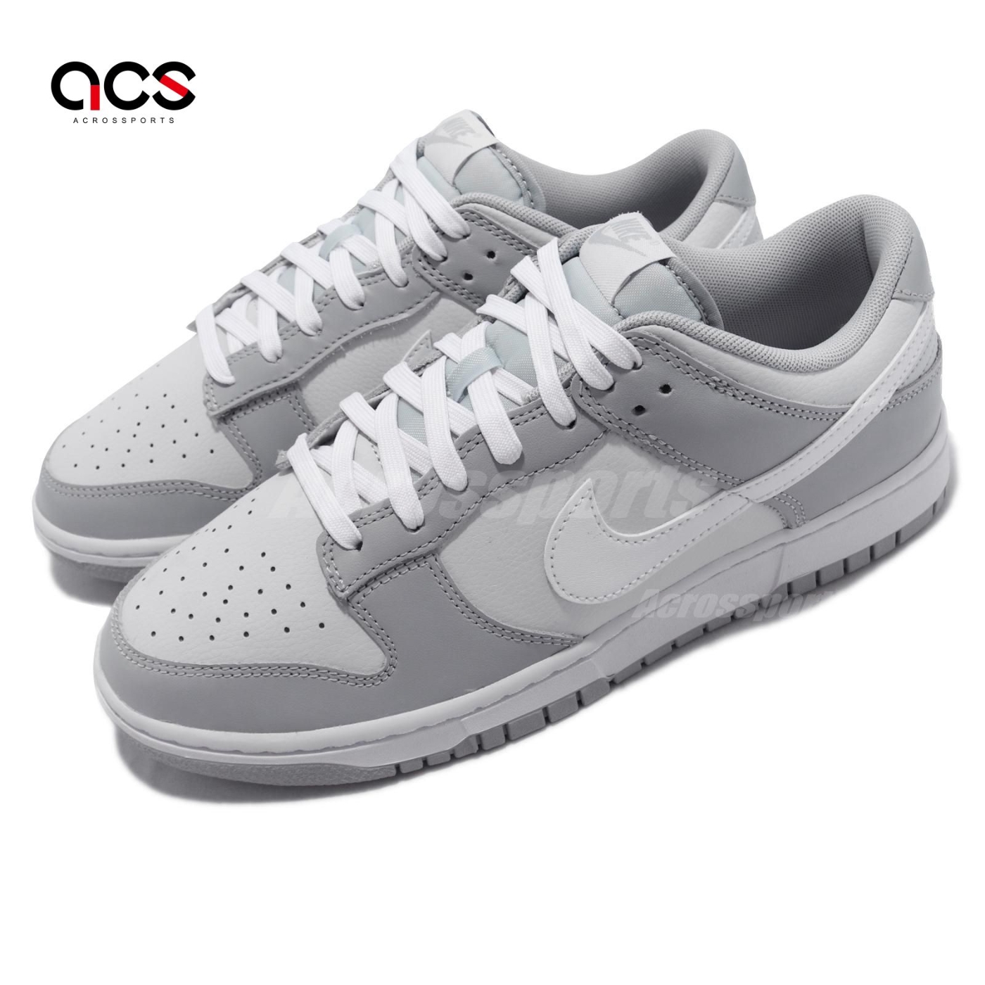 Nike 休閒鞋Dunk Low Retro 限量男鞋低筒Grey White 潮流灰白DJ6188001