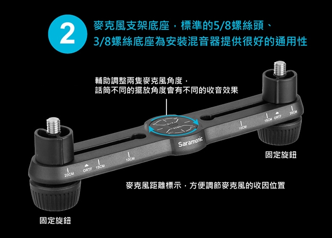 Saramonic楓笛 SR-M500 心型小振膜電容式麥克風