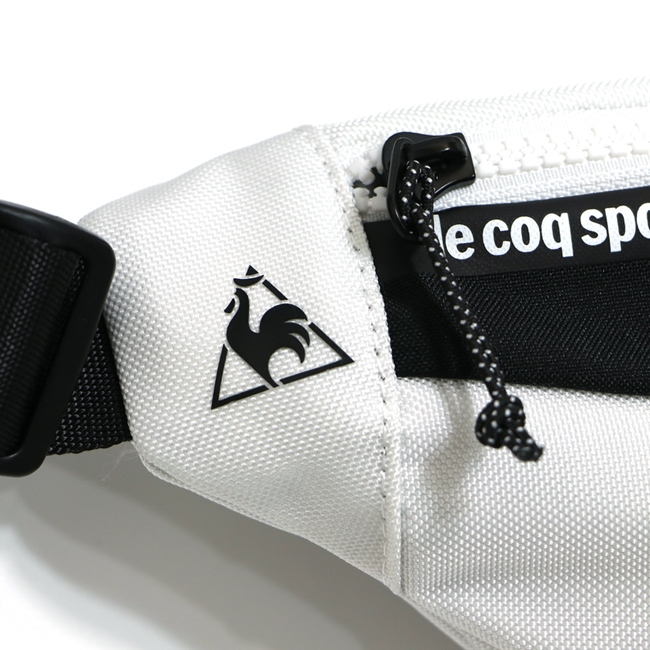 le coq sportif 法國公雞牌潮流腰包 白